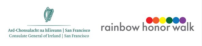 Rainbow honor walk logo irish consulate