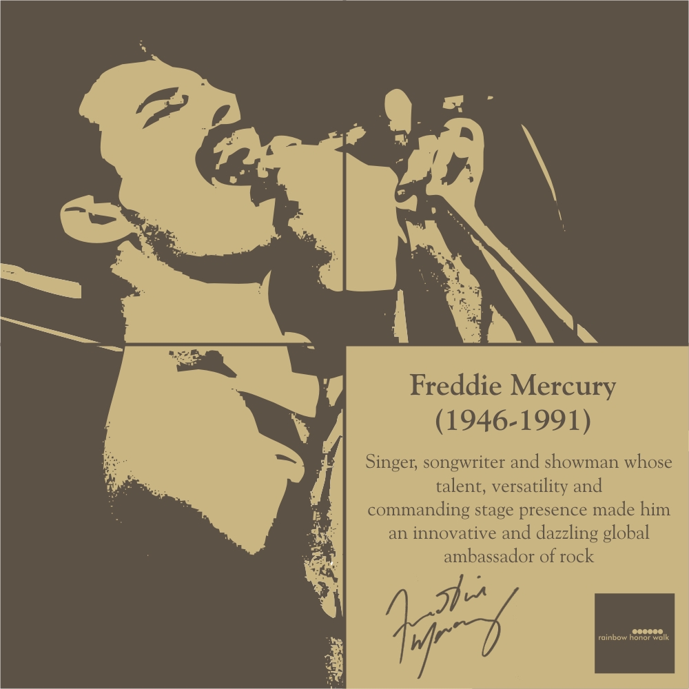 FreddieMercury Plaque Color