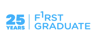 First graduate th