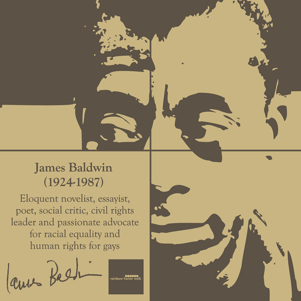 Jamesbaldwin plaque 1 color