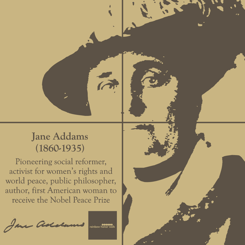 Janeadams plaque 1 color